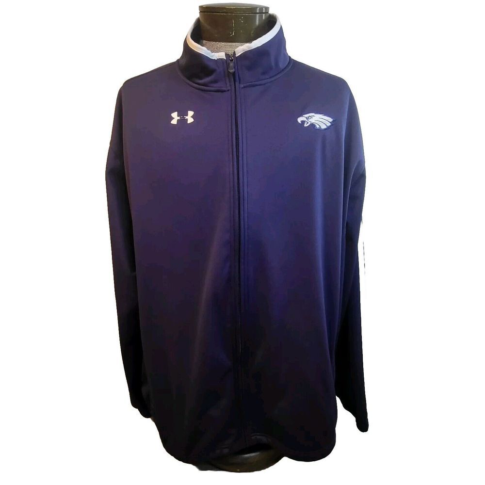 Philadelphia Eagles Under Armour Cold Gear Jacket Mens 3XL Blue Embroidered Logo